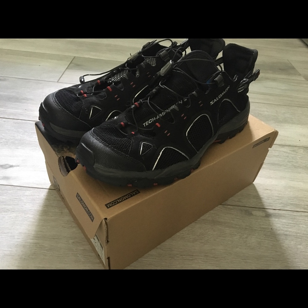 Salomon Men's TechAmphibian 3 Water Trail Shoes 11